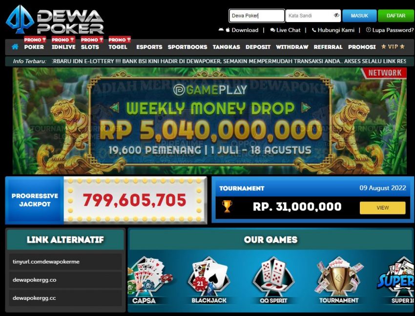 Online Games You Can Play at Dewa Poker