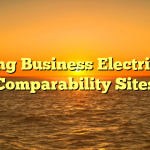 Using Business Electricity Comparability Sites